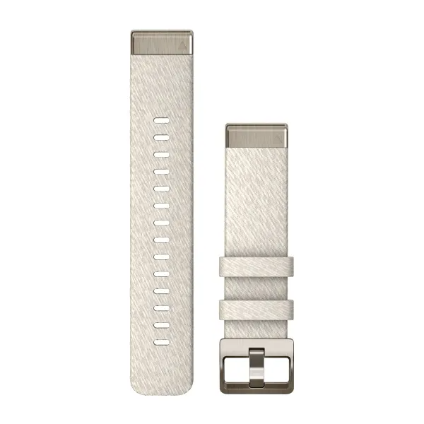 Garmin QuickFit Cream Heathered Nylon Watch Band 20mm