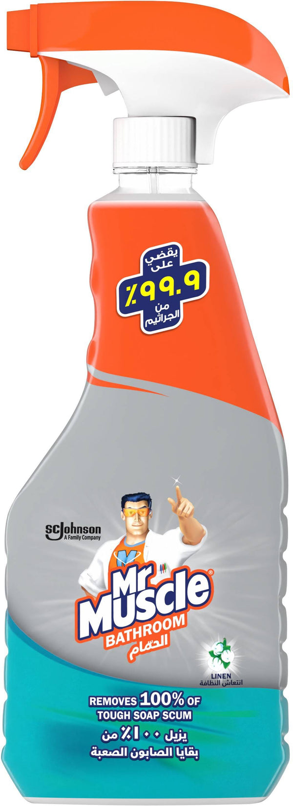 Mr. Muscle Bathroom Cleaner Spray Soap Scum Remover Formula 500 ml