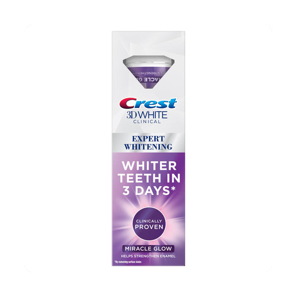 Crest 3D White Miracle Glow Brightening Toothpaste Gel Mint 75 ml