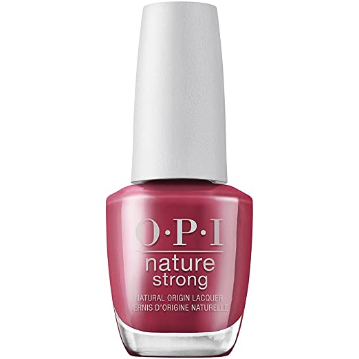 OPI Nature Strong Lacquer Give A Garnet Red Nail Polish 15ml