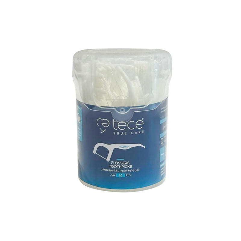 Tece Dental Floss Picks and Toothpicks, Food Debris Removal, 40 Pieces