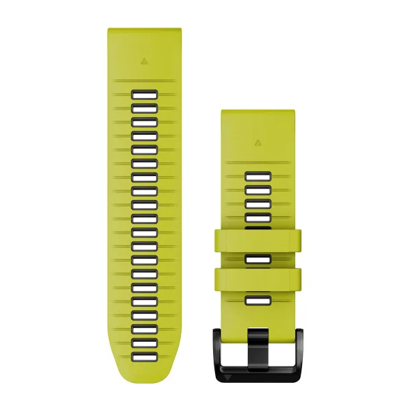 Garmin QuickFit Silicone Watch Band Electric Lime Graphite 26mm