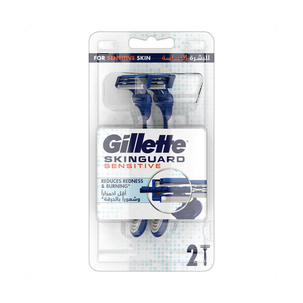 Gillette SkinGuard Sensitive Disposable Razors Guard Technology 2 Pack