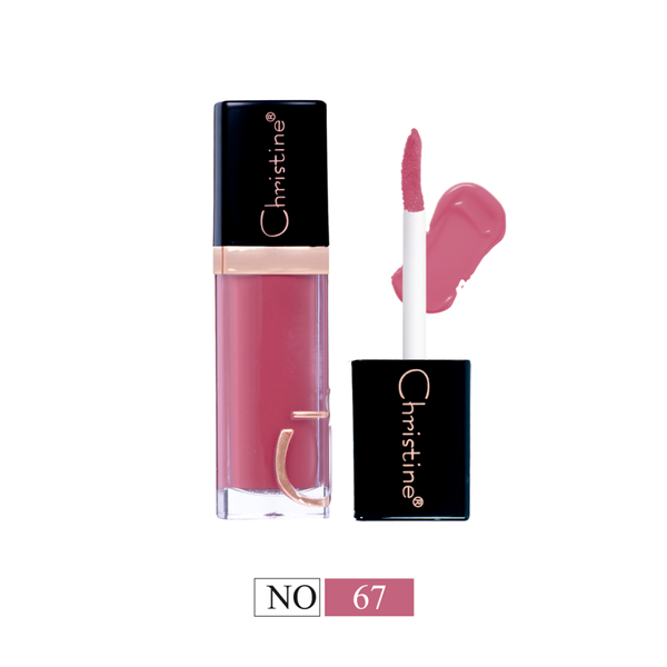 Christine Matte Liquid Lipstick 67 Full Coverage Long-Lasting Color