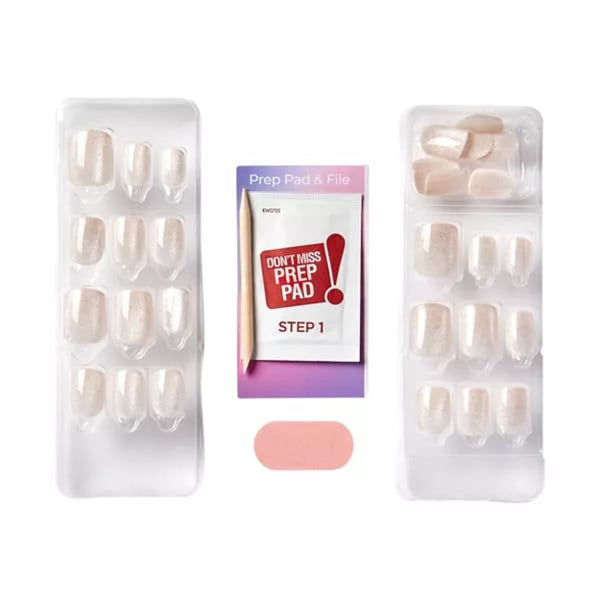 KISS Impress Color FX IMCF01 Press-On Nails Chrome Finish 30-Piece Kit