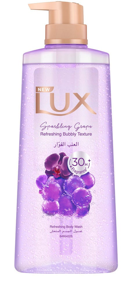 Lux Sparkling Grape Refreshing Body Wash Gel, Orchid Fragrance, 700ml
