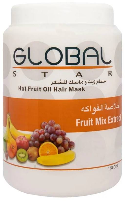 Global Star Hair Mask & Bath Oil Fruit Extract Nourishing Formula 1500 ml