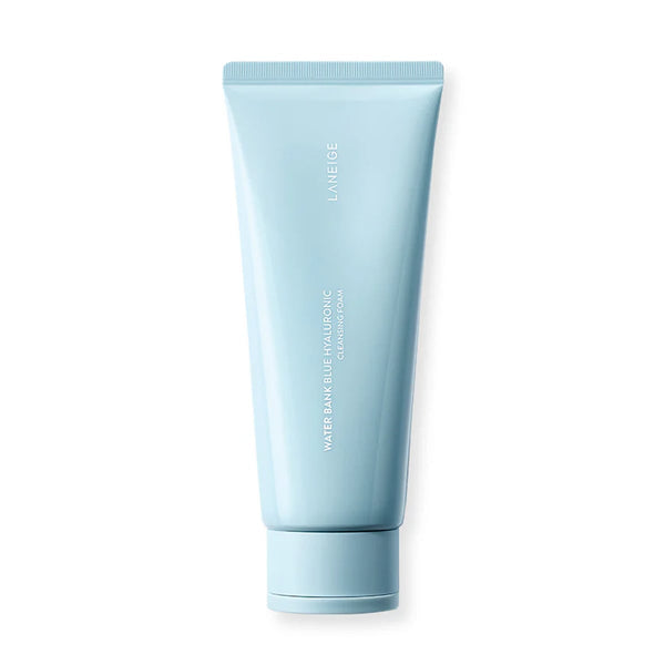 Laneige Water Bank Blue Hyaluronic Cleansing Foam Facial Cleanser with Papain
