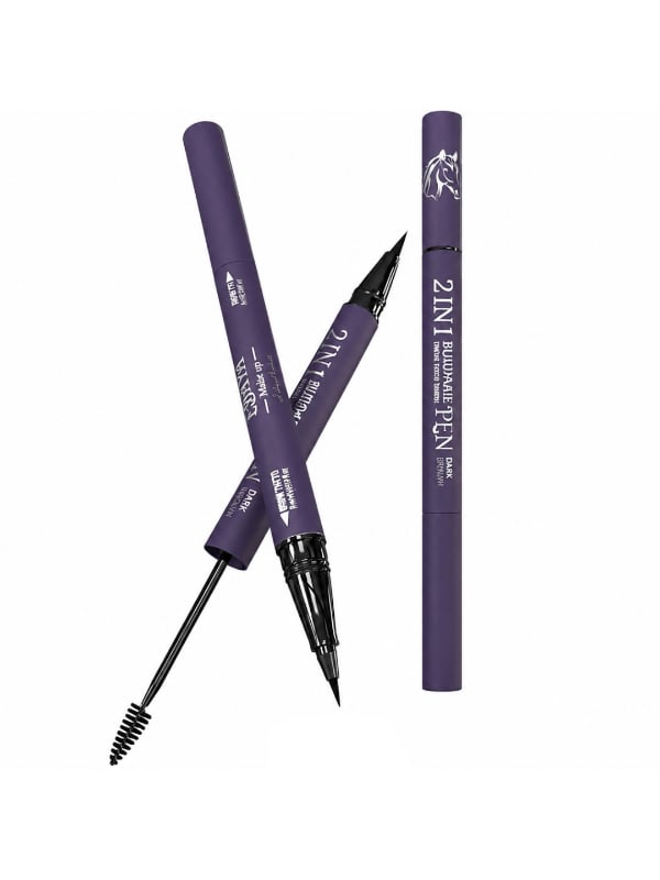Abiah Makeup Eyebrow Pencil With Clear Setting Gel, Ultra-Fine Tip, Waterproof
