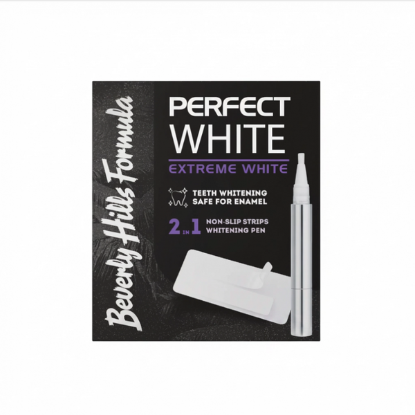 Beverly Hills Formula 2 in 1 Teeth Brightening Strips & Pen Surface Stain Care