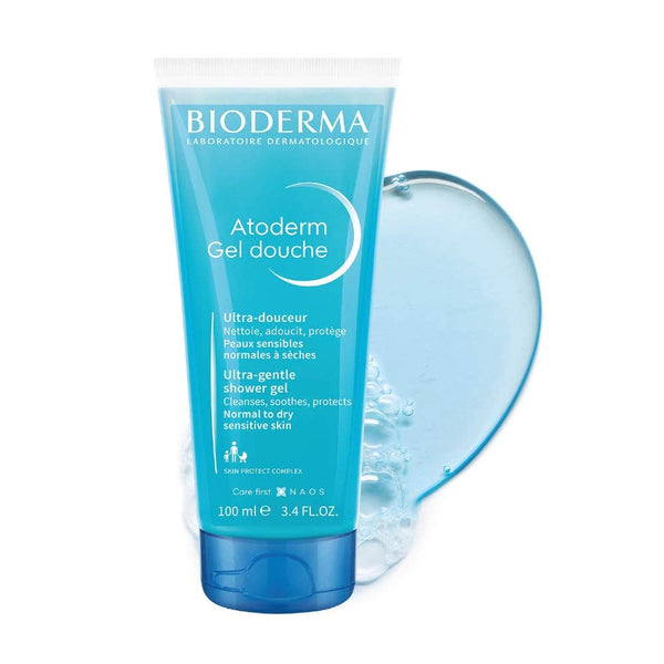 Bioderma Atoderm Shower Gel Moisturizing Soap-Free Body Wash 100 ml Tube