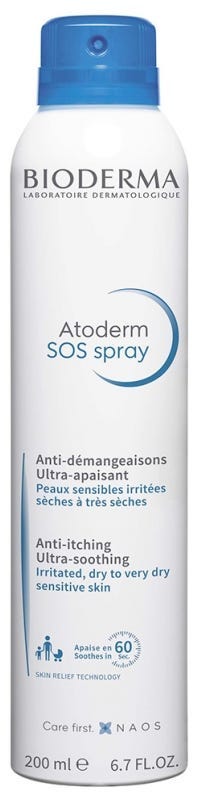 Bioderma Atoderm SOS Soothing Hydrating Spray Glycerin Niacinamide 200 ml