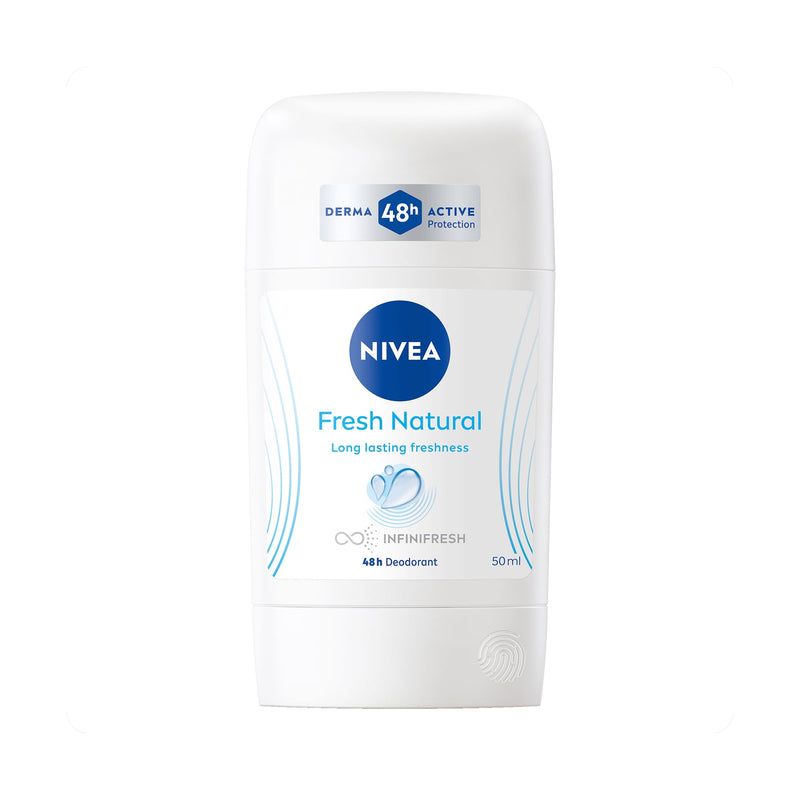 NIVEA Fresh Natural Deodorant Stick 48H Protection Sea Breeze Scent 50 ml