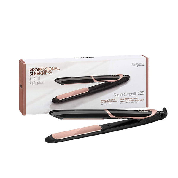 BaByliss Super Smooth Hair Straightener Ceramic Quartz-Coated Plates ST391SDE