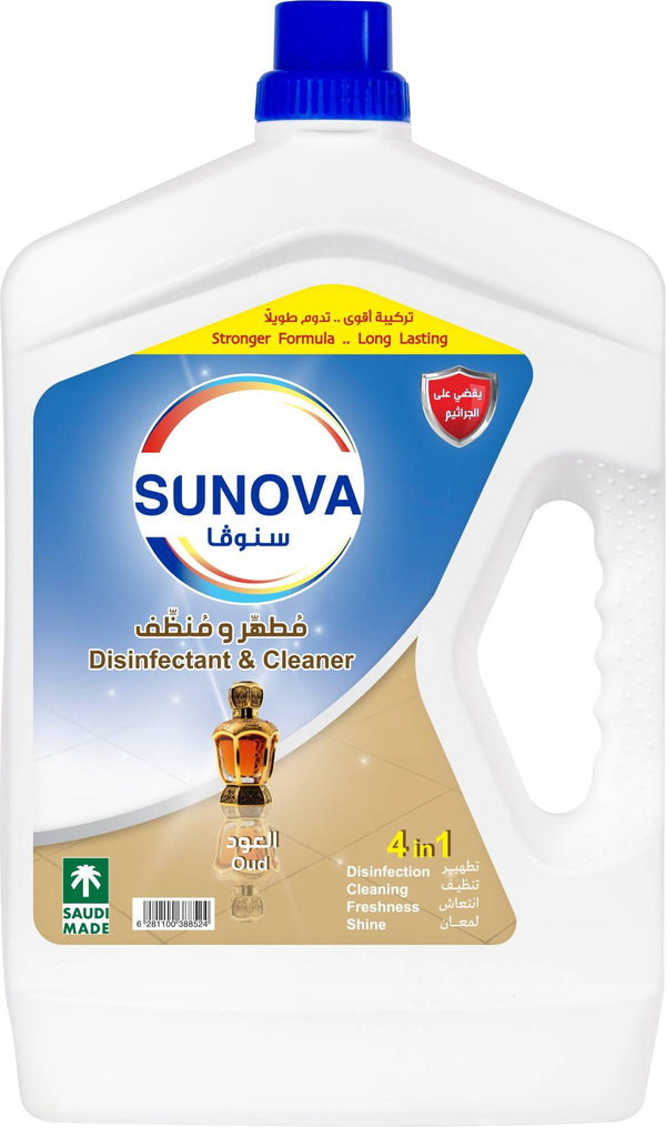 Sunova Disinfectant Oud Liquid Cleaner Rich Foam 3 L