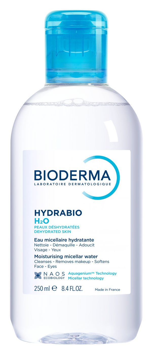 Bioderma Hydrabio H2O Hydrating Micellar Water, Makeup Remover, 250 ml