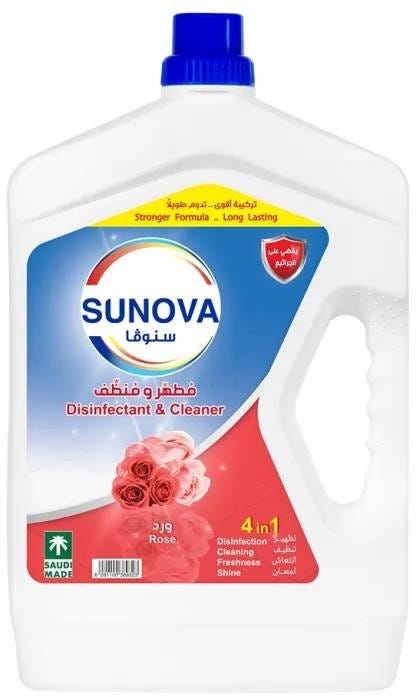 Sunova Rose Disinfectant Cleaner, 3 L