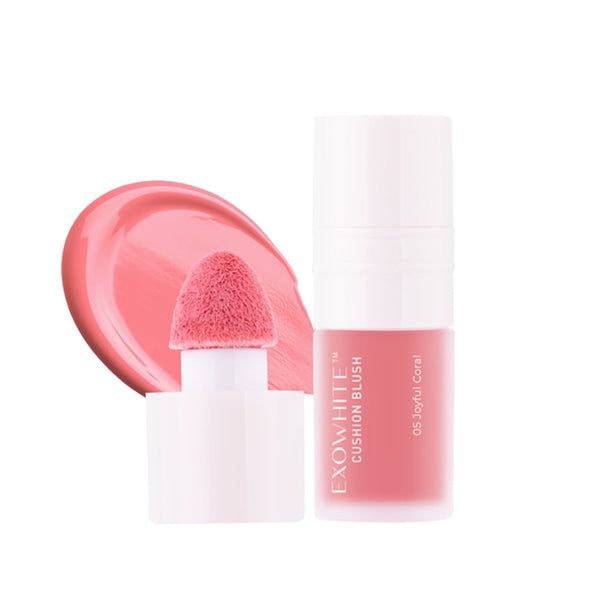 Baby Bright Cushion Exo White Liquid Blush Natural Finish 05 Joyful Coral