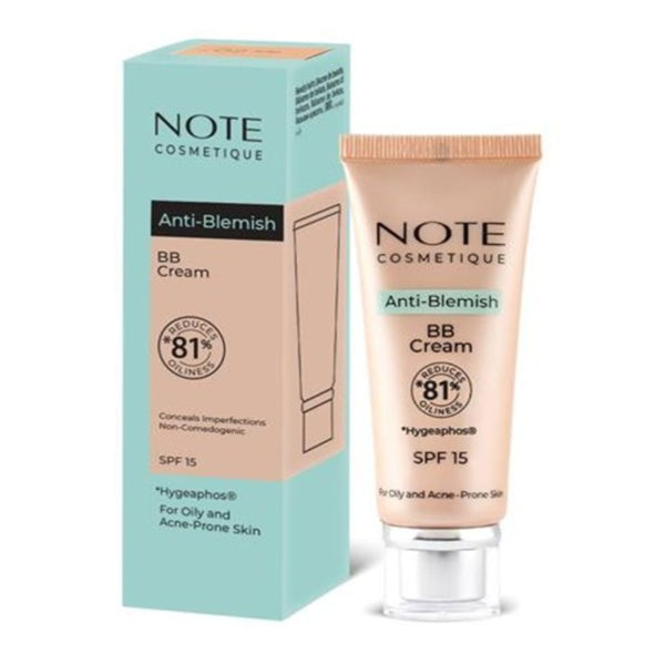 Note Anti-Blemish BB Cream Cream Matte Finish SPF 15 02 Light Beige