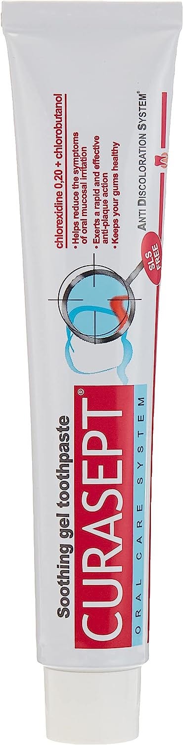 Curasept ADS Soothing Toothpaste Chlorhexidine-Free Alcohol Formula 75ml