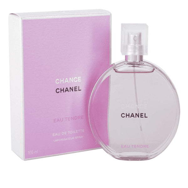 Chanel Chance Eau Tendre Eau de Toilette Floral Fruity Fragrance for Women 100 ml