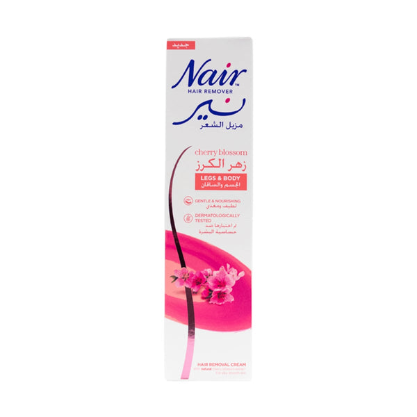 NAIR Hair Cream Remover Cherry Blossm 110 ml for Legs and Body