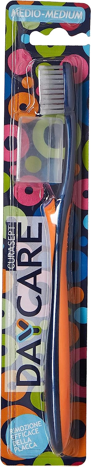 Curasept Day Care Medium Toothbrush Compact Head Ergonomic Handle