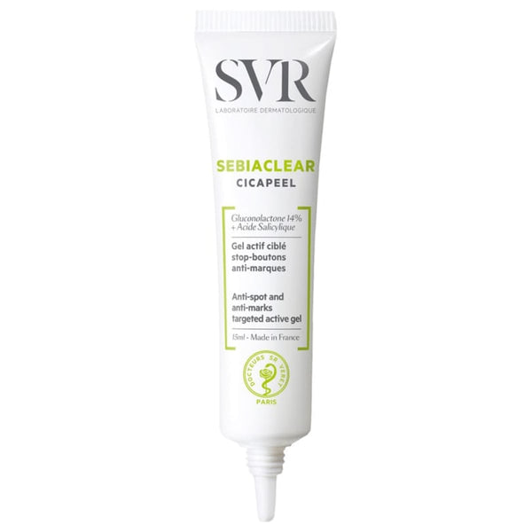 SVR Sebiaclear Cicapeel Blemish-Clearing Gel Salicylic Acid Niacinamide 15ml