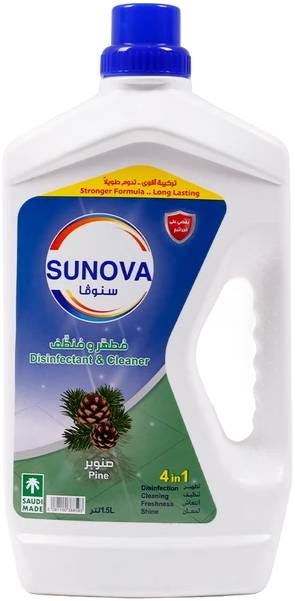 Sunova Pine-Scented Disinfectant Cleaner, 1.5 L