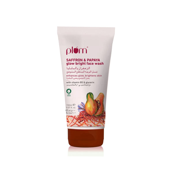 Plum Saffron & Papaya Glow Face Wash