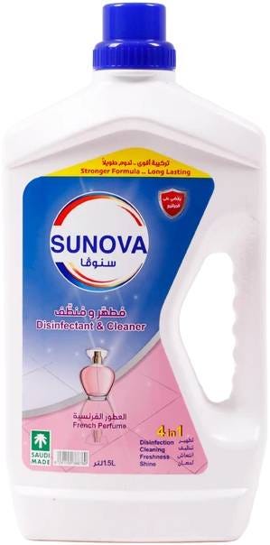 Sunova French Perfume Disinfectant Surface Cleaner, 1.5 L