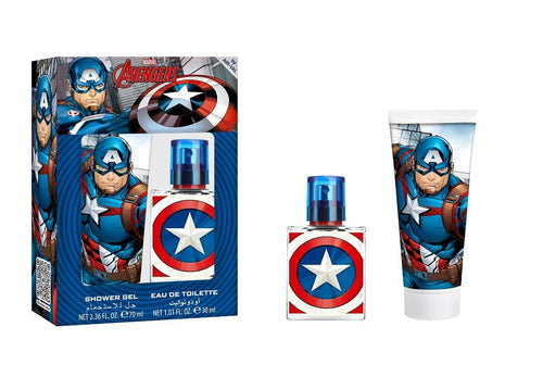 Air Val Marvel Captain America Eau de Toilette and Shower Gel Set 30ml + 70ml