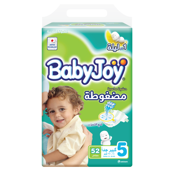Baby Joy Size 5 Diapers Mega Pack 52 Count