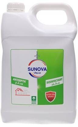 Sunova Antiseptic and Disinfectant Surface Sanitizer, 4 L