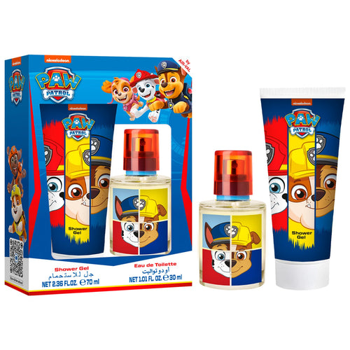 Air Val Paw Patrol Eau de Toilette and Shower Gel Set, Bergamot and Lemon, 30ml + 70ml