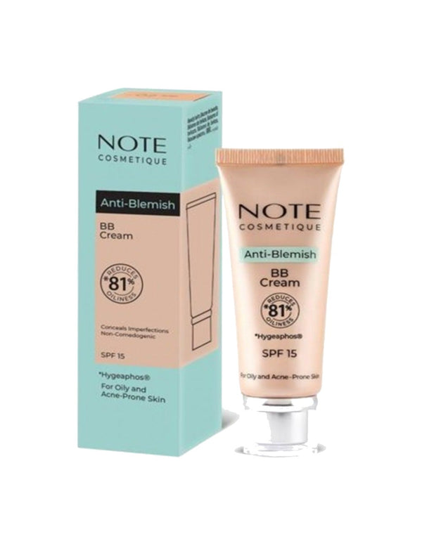 Note BB Cream Oil-Control Velvety Matte Finish SPF 15 Medium Beige 04