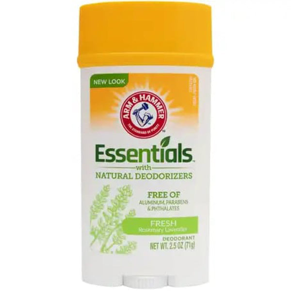 Arm & Hammer Deodorant Essentials Fresh Aluminum-Free Baking Soda Rosemary Lavender 2.5 oz