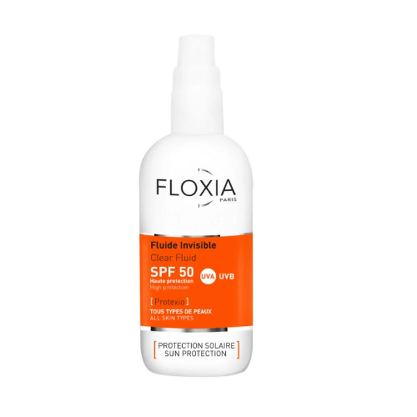 Floxia Clear Fluid Sun Spray SPF 50 UVA UVB Protection 100 ml