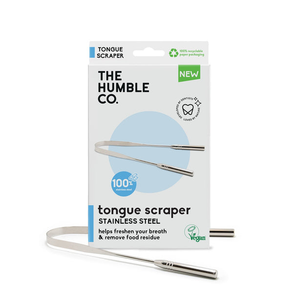 Humble Stainless Steel Tongue Scraper Medium Tongue Cleaner