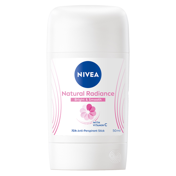 NIVEA Natural Radiance Antiperspirant Stick Vitamin C 72-Hour Protection 50 ml