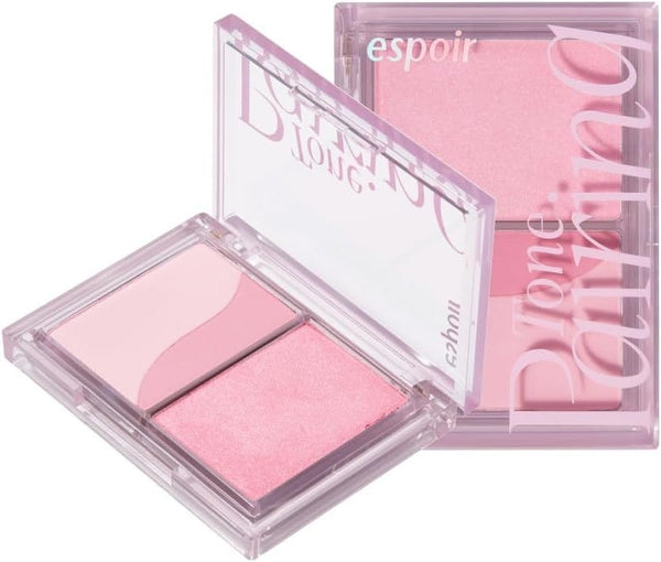 Espoir Tone Pairing Cheek Blusher Sheer Jelly and Blurring Matte Pink Icing 9.6 g