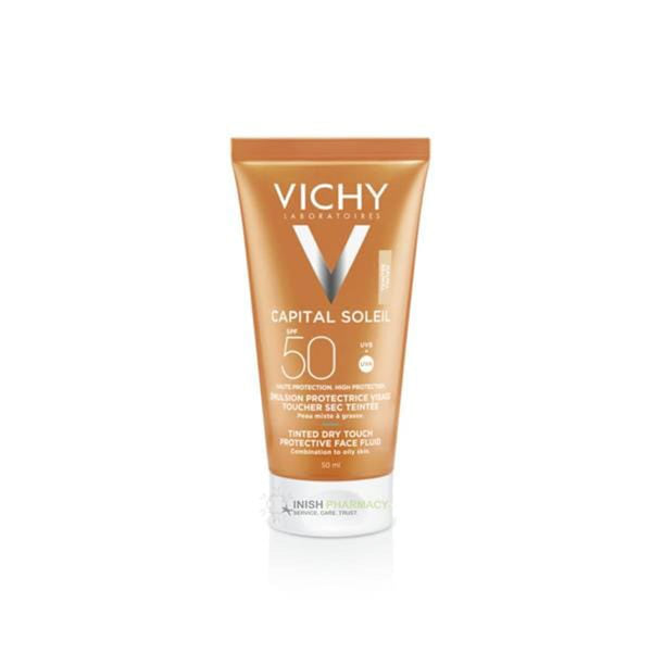 Vichy Capital Soleil Tinted Mattifying Face Fluid Dry Touch SPF 50 50 g