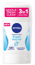 NIVEA Fresh Natural Antiperspirant Stick Fresh Scent 48H Protection 50ml
