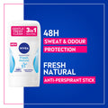 NIVEA Fresh Natural Antiperspirant Stick Fresh Scent 48H Protection 50ml