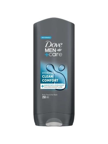 Dove Men+Care Clean Comfort 3-in-1 Moisturizing Wash MicroMoisture 250ml