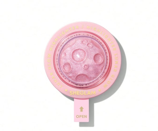 Sheglam Lunar Glow Highlighter Soft Texture Natural Glow Heart Galaxy