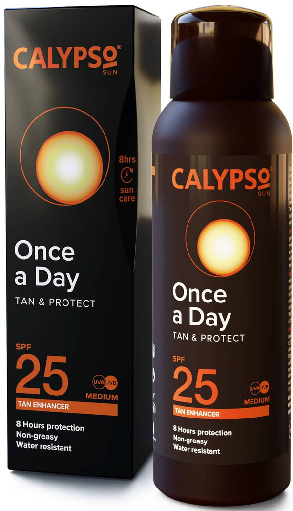 Calypso Once A Day Tan & Protect SPF25 Fluid Sunscreen UVA/UVB 200 ml