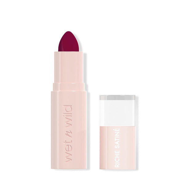 Wet n Wild Rich Satin Lip Color Velvety Finish Vitamin E Argan Oil 3 g
