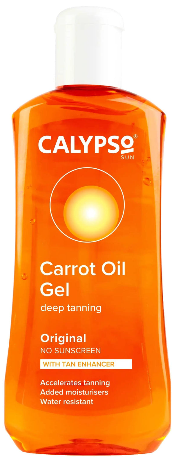 Calypso Original Carrot Oil Gel Tanning Gel Quick-Dry Formula 200 ml