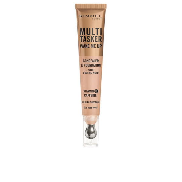 Rimmel Multi-Tasker Concealer & Foundation Cooling Wand Vitamin-Enriched Rose Ivory Shade 100